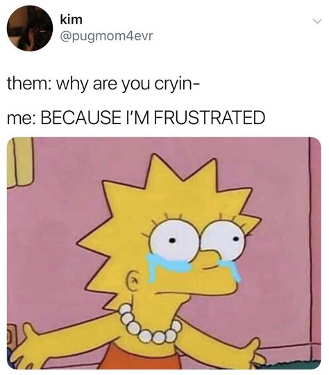 IM FRUSTRATED | Lisa Simpson Crying / "Wanna Fight?" | Know Your Meme