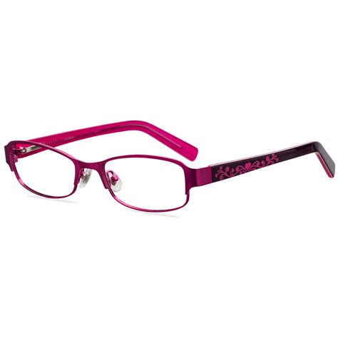 Designer Looks for Less Youth Prescription Eyeglasses, FM13060, Matte Red - Walmart.com