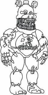 Fnaf Coloring Pages Golden Freddy At GetColoringscom  Free Printable sketch template