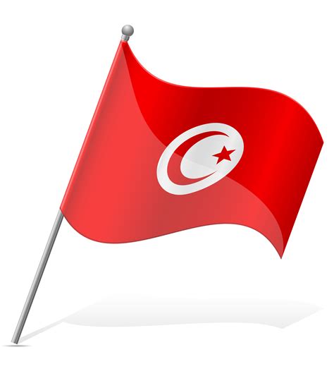 flag of Tunisia vector illustration 510665 Vector Art at Vecteezy