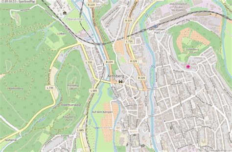 Arnsberg Map Germany Latitude & Longitude: Free Maps