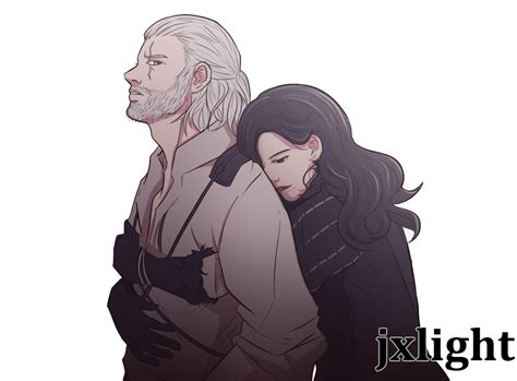 Geralt and Yennefer by jxlight on DeviantArt