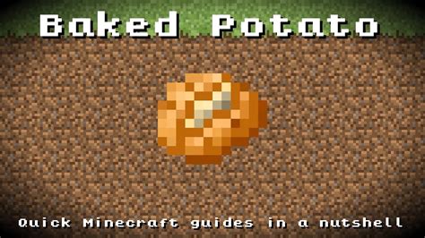 Minecraft - Baked Potato! Recipe, Item ID, Information! *Up to date ...