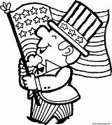 American Flag Kids9dbc Coloring Pages Printable sketch template