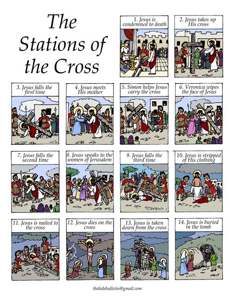 Stations Of The Cross Coloring Pages - The Catholic Kid | Stations Of ...