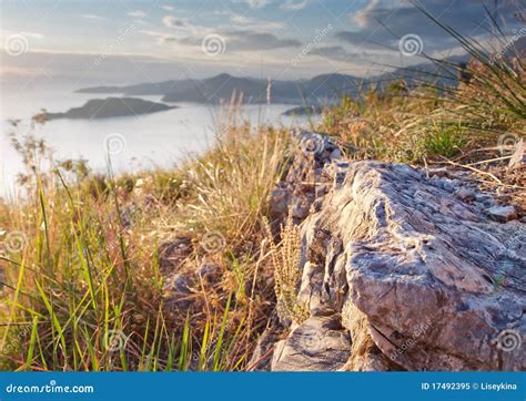 Montenegro Coastline at Sunset Stock Image - Image of idyllic, montenegro: 17492395