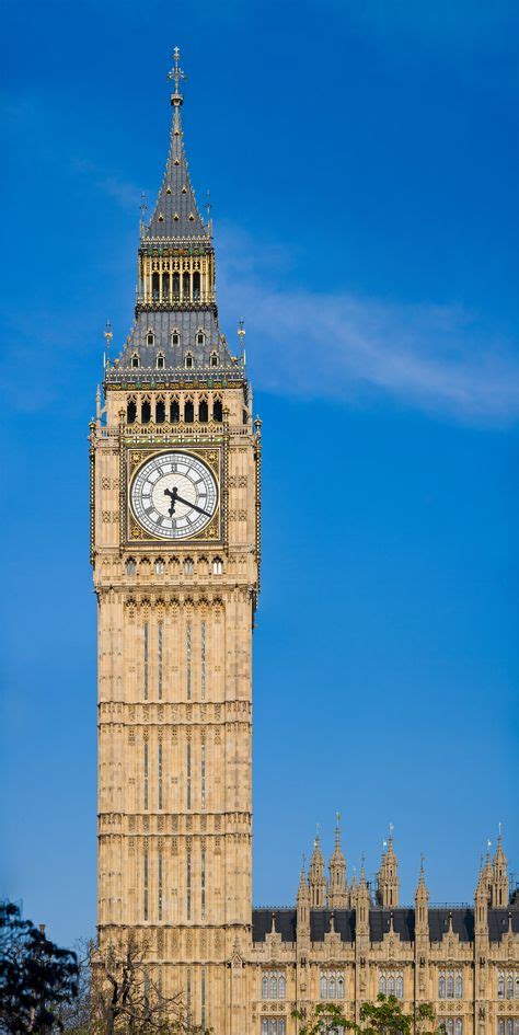 Revivalism (architecture), typical historicist Neo-Gothic Clock Tower at Palace of Westminster ...