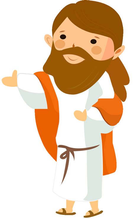 Simple cartoon Jesus speaking by Matiseli on DeviantArt