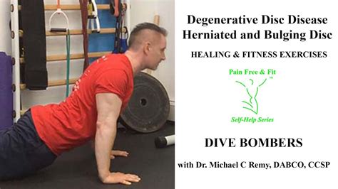 Degenerative Disc Disease, Herniated & Bulging Disc Exercises- Divebombers - YouTube