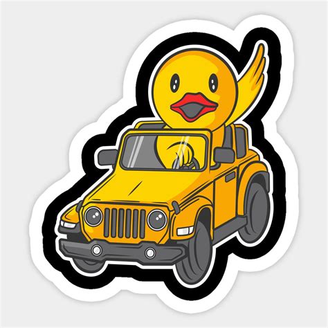 Duck duck jeep by giggleapin in 2023 | Jeep, Jeep decals, Jeep wrangler accessories