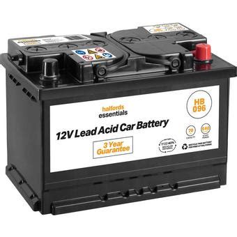 Halfords HB096 Lead Acid 12V Car Battery 3 Year Guarantee | Halfords UK