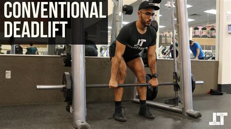 How To Smith Machine Conventional Deadlift - YouTube