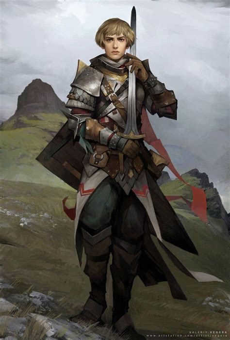 Valerie from Pathfinder: Kingmaker by Valeriy Vegera - armoredwomen | Character art, Character ...