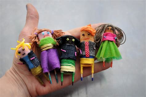 Worry dolls (made of old batteries) 5+ | mamaisdreaming.blogspot.co.uk