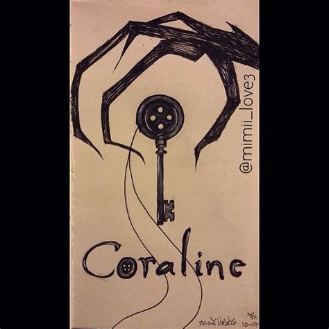 mimilove-inktober-fanart-buttons-coraline-drawing-by-mimilove | Coraline drawing, Coraline ...