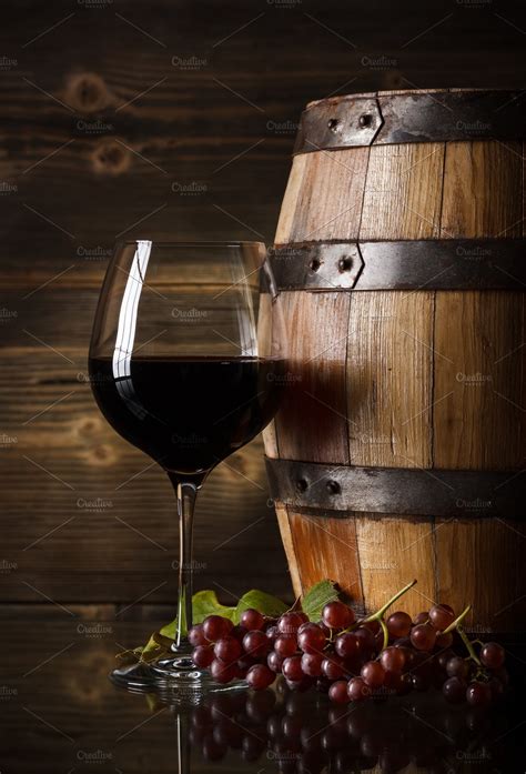 Glass of red wine | High-Quality Food Images ~ Creative Market