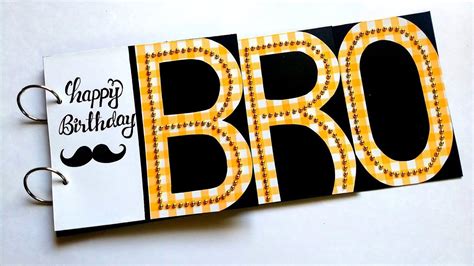 Beautiful Handmade Birthday Card Idea | Birthday Card for Brother | Tuto... | Birthday cards for ...