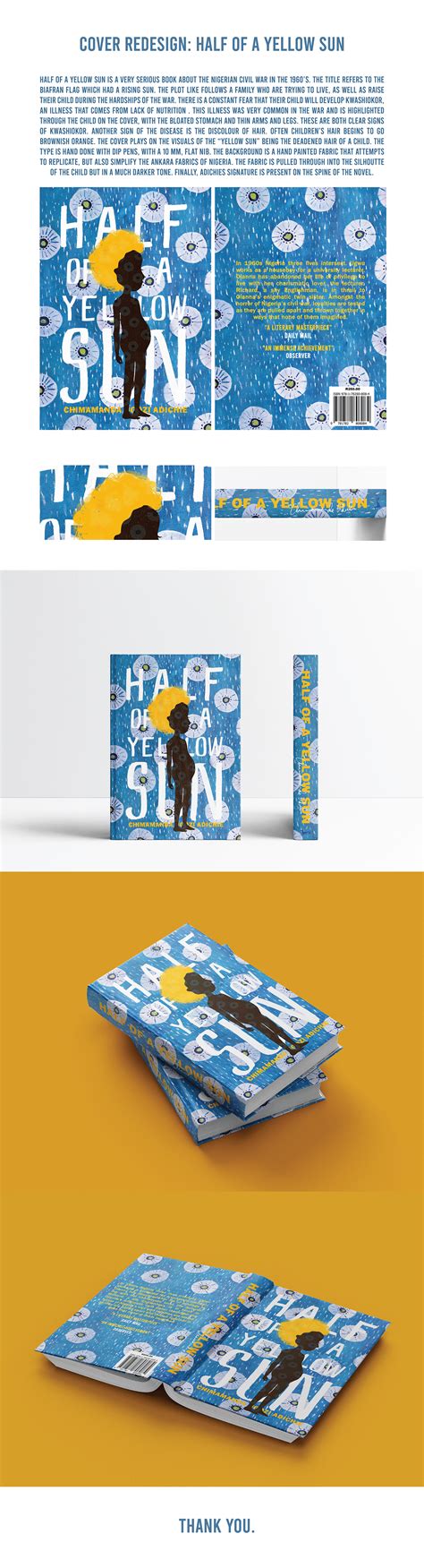 Cover Redesign: Half of a Yellow Sun on Behance