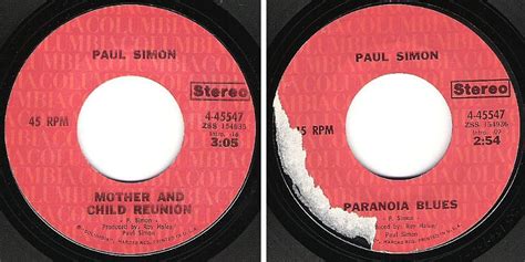 Simon, Paul / Mother and Child Reunion (1972) / Columbia 4-45547 (Single, 7" Vinyl)