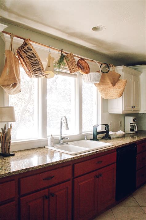 Hanging Baskets in our Kitchen - The Wicker House