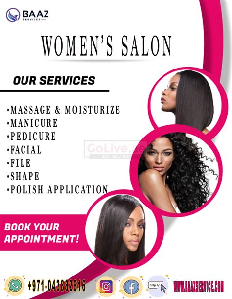 Women Beauty Salon Service At Home | Baaz Service In Dubai | United ...