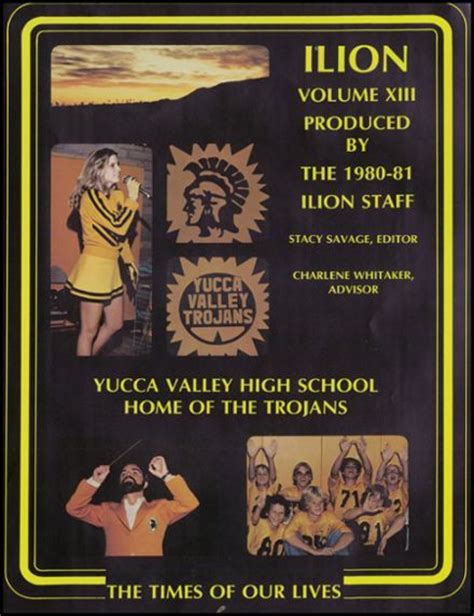 Explore 1981 Yucca Valley High School Yearbook, Yucca Valley CA - Classmates