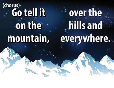 Go Tell It on the Mountain