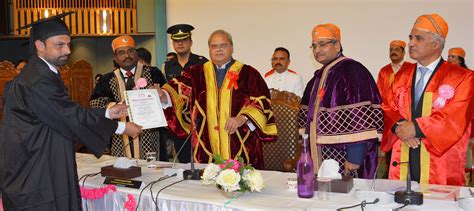 Governor attends Convocation of the Mewar University - Kashmir Indepth