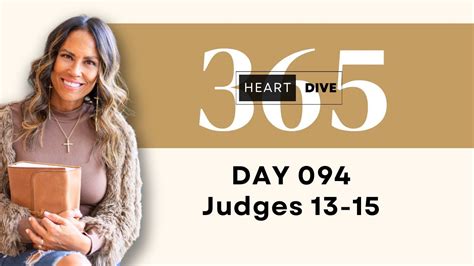 Day 094 Judges 13-15 | Daily One Year Bible Study | Audio Bible Reading ...