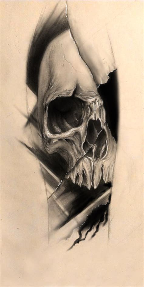 Skull Tattoo Drawing at GetDrawings | Free download