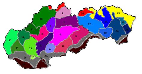 Map of Slovak dialects + some slavic language by Rodegas on DeviantArt