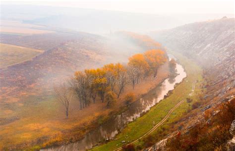 Beautiful Autumn Landscape in Republic of Moldova. Autumn Nature ...