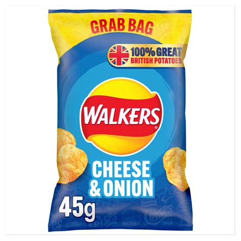 Walkers Cheese & Onion Crisps 45g | Bestway Wholesale