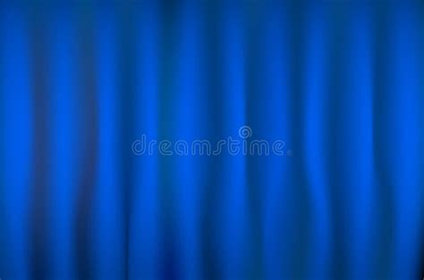 Theater Stage Blue Curtain Vector Background Stock Vector ...