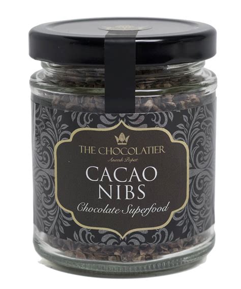 cacao nibs chocolate superfood by the chocolatier | notonthehighstreet.com