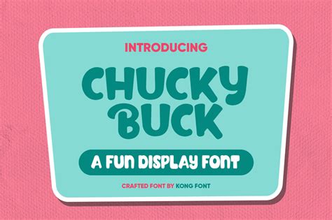 Chucky Buck Font FREE Download & Similar Fonts | FontGet