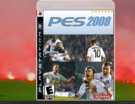 Viewing full size Pro Evolution Soccer 2008 box cover