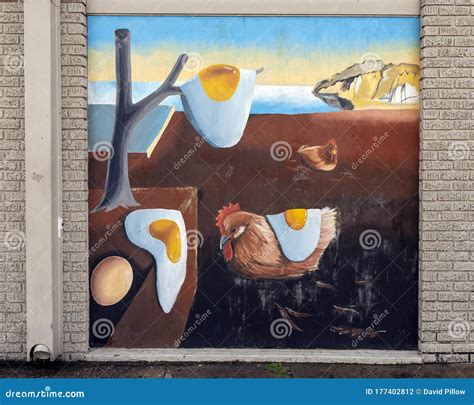 Chicken and Eggs, a Takeoff on Salvador Dali`s Surrealistic 1931 ...