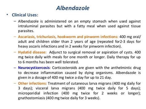 Anthelmintic drugs