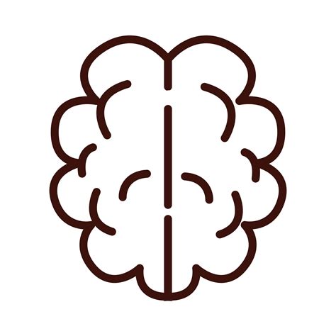 brain human organ line style 2567166 Vector Art at Vecteezy