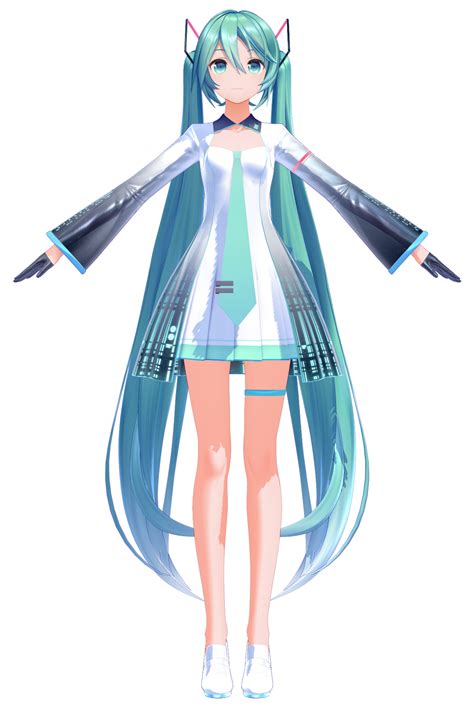 Miku Hatsune 10th anniversary Model (YYB) | MikuMikuDance Wiki | FANDOM powered by Wikia