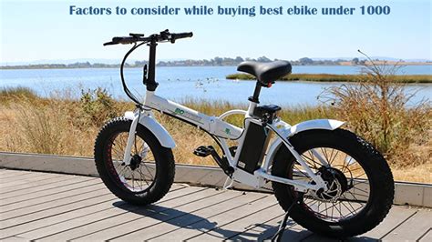 Top 12 Best EBikes Under $1000 [Bang For The Buck] - PONFISH