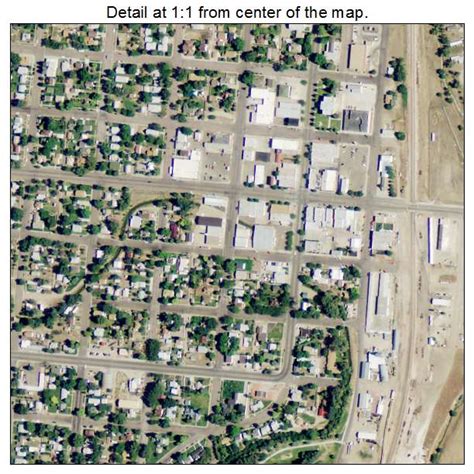 Aerial Photography Map of Wheatland, WY Wyoming