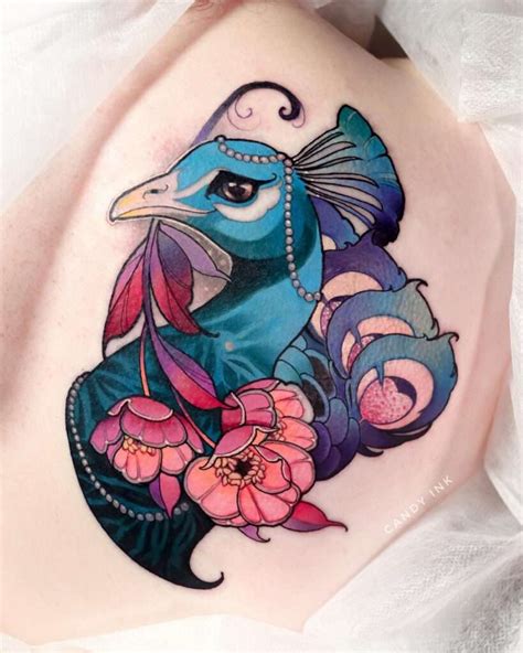 Peacock Tattoos: What This Bird Represents And Tattoo Ideas – Self Tattoo