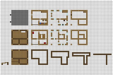 Minecraft floorplan small farmhouse by ColtCoyote on DeviantArt