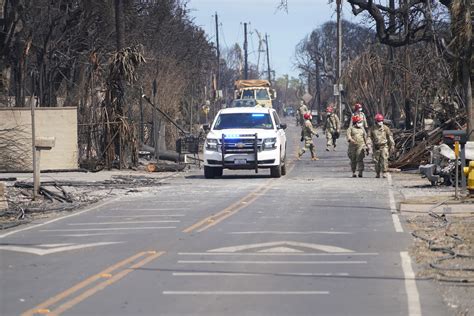 Military providing disaster relief assistance on Maui | Article | The United States Army