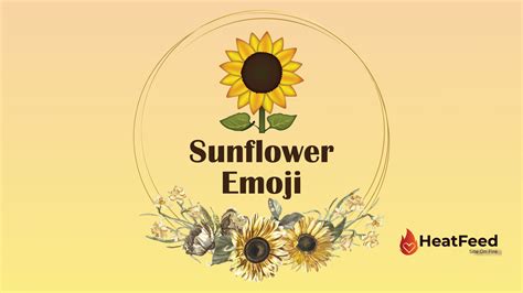 Sunflower Emoji 🌻 - ️ Copy & Paste 📝