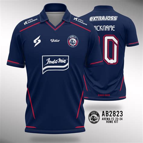 Jual Jersey Arema FC 2023 - 2024 - Home Sepakbola Fullprinting | Shopee ...