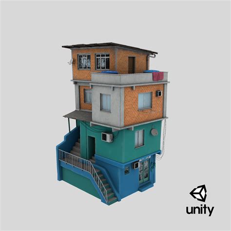 Favela House New 3D Model $89 - .gltf .obj .max .upk .unitypackage .c4d ...