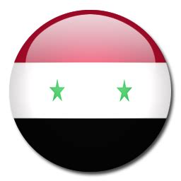 Syria Flag Icon | Download Rounded World Flags icons | IconsPedia